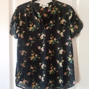 Alice Blue - Toma Split Neck Blouse